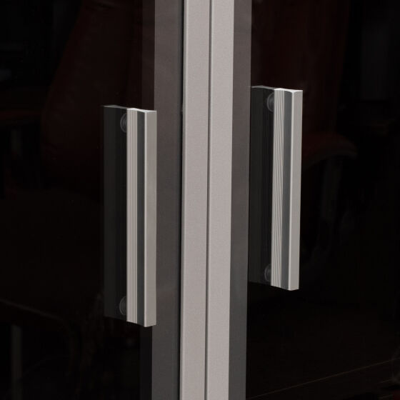 21.13 Шкаф со стеклом Цезарь 770x390x1970мм