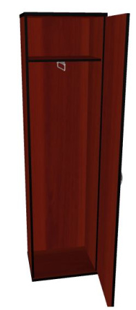 Гардероб однодверный Рубин 500x380x1860мм